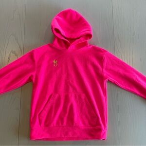 Dudley Stephens Kids Terry Fleece Hendrie Hoodie (Hot Pink) - Size S 7-8
